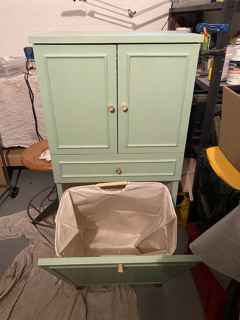 Restauro mobiletto vintage 1