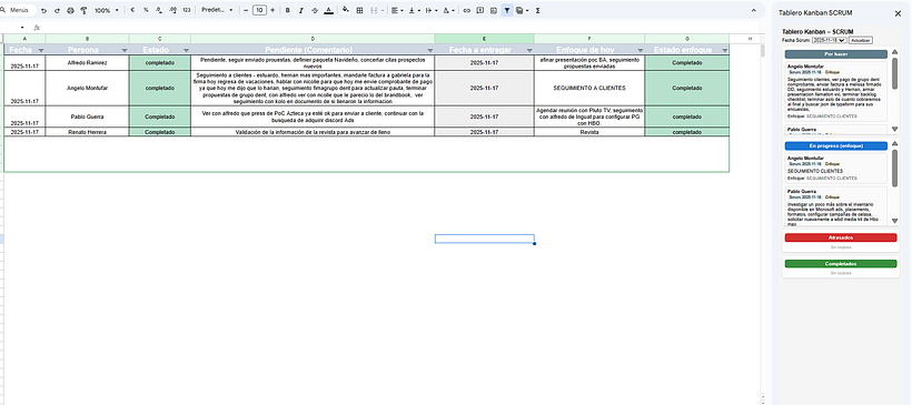 Backlog Kanban con Excel y ChatGPT 1