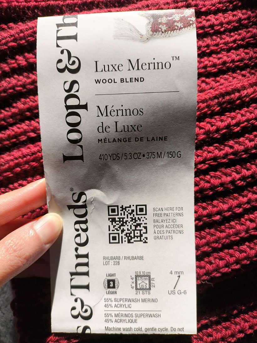 My first crocheted top-down sweater 1