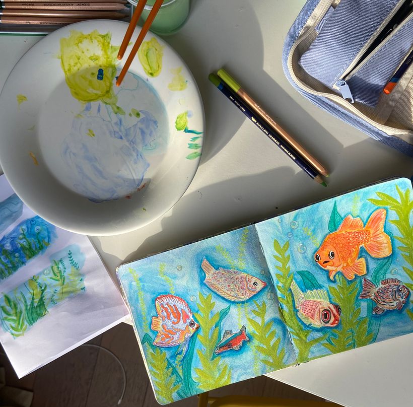 Poisson coloré  1