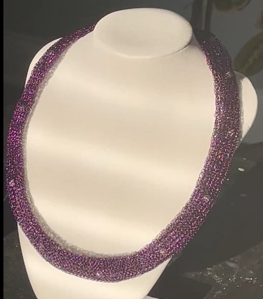 Purple ISK necklace 1