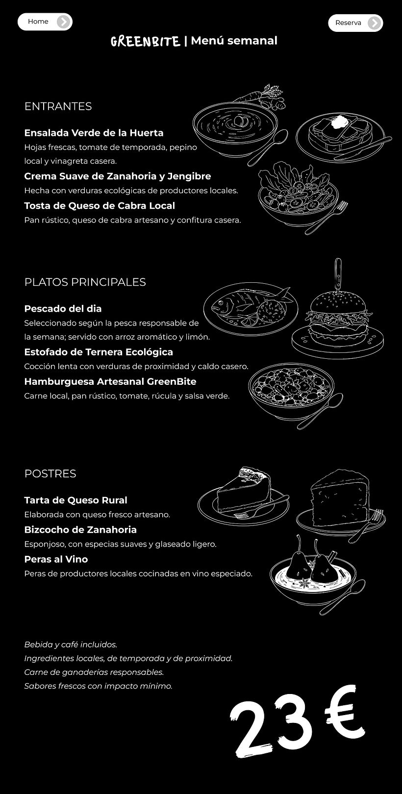 GreenBite: Comida saludable, Orgánica y Sostenible. 2