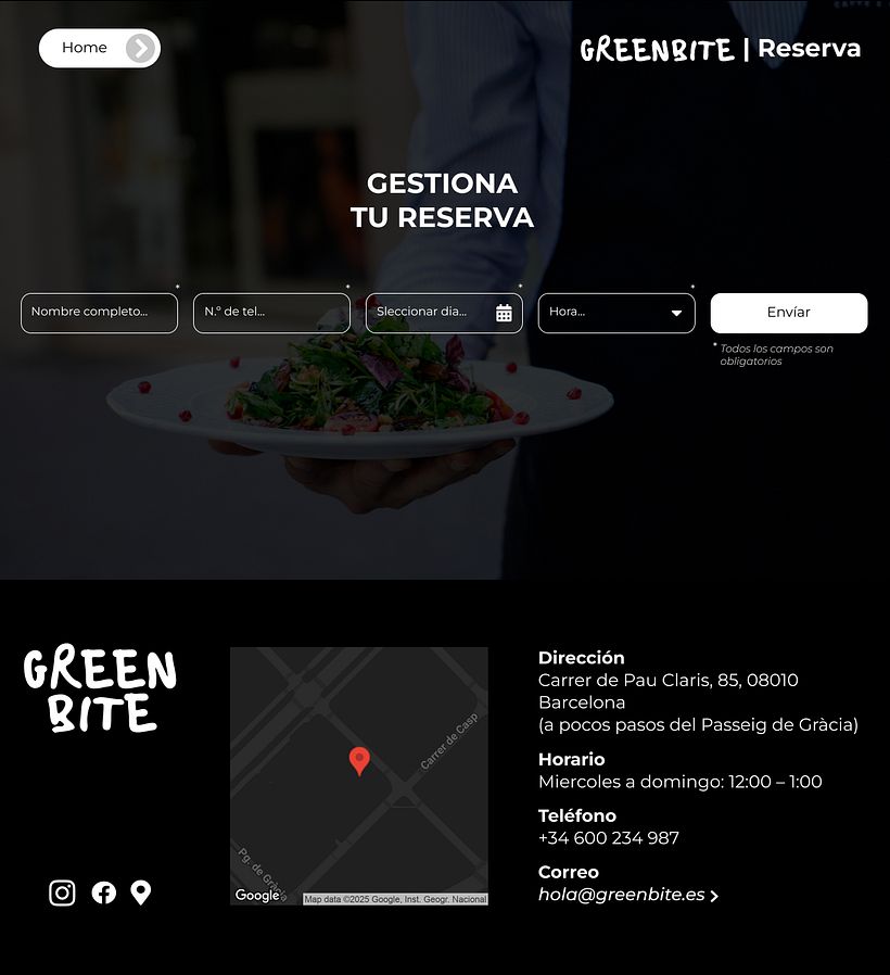 GreenBite: Comida saludable, Orgánica y Sostenible. 3