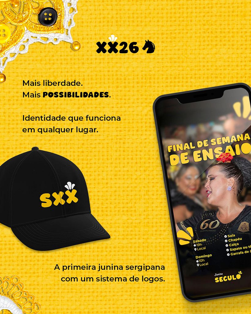 Identidade visual para Quadrilha Junina Século XX 6