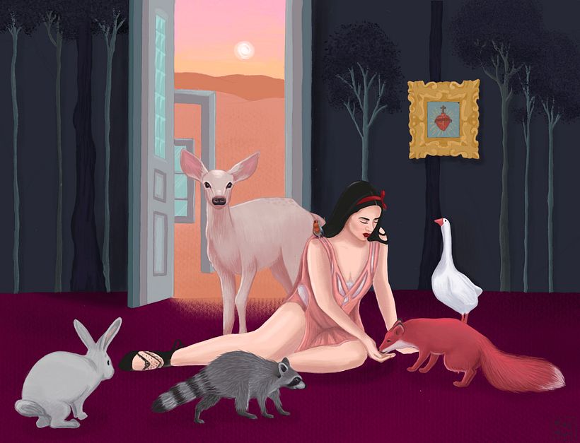 ilustración en Procreate. 1