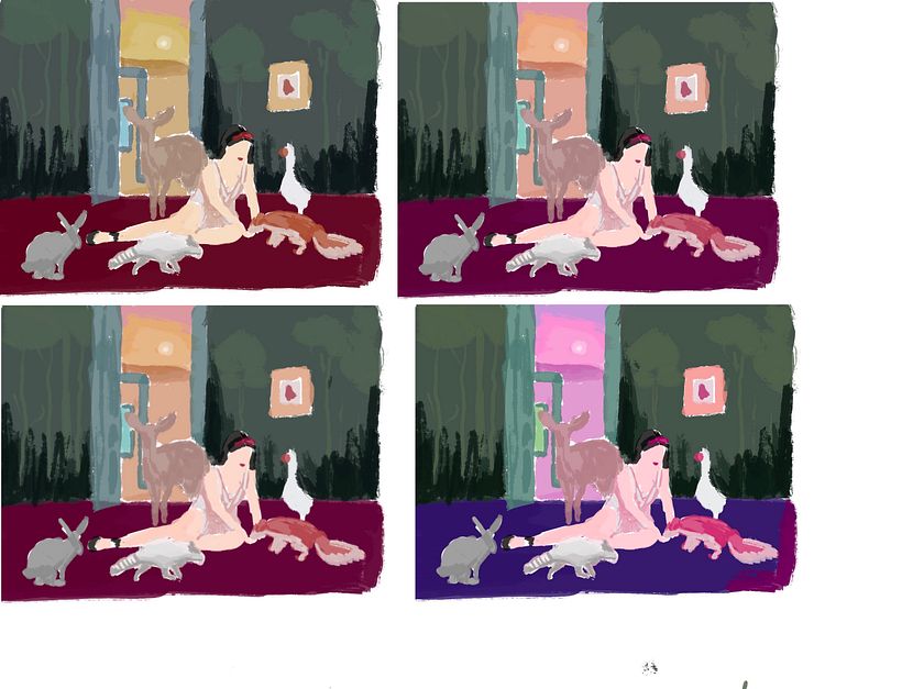 ilustración en Procreate. 1