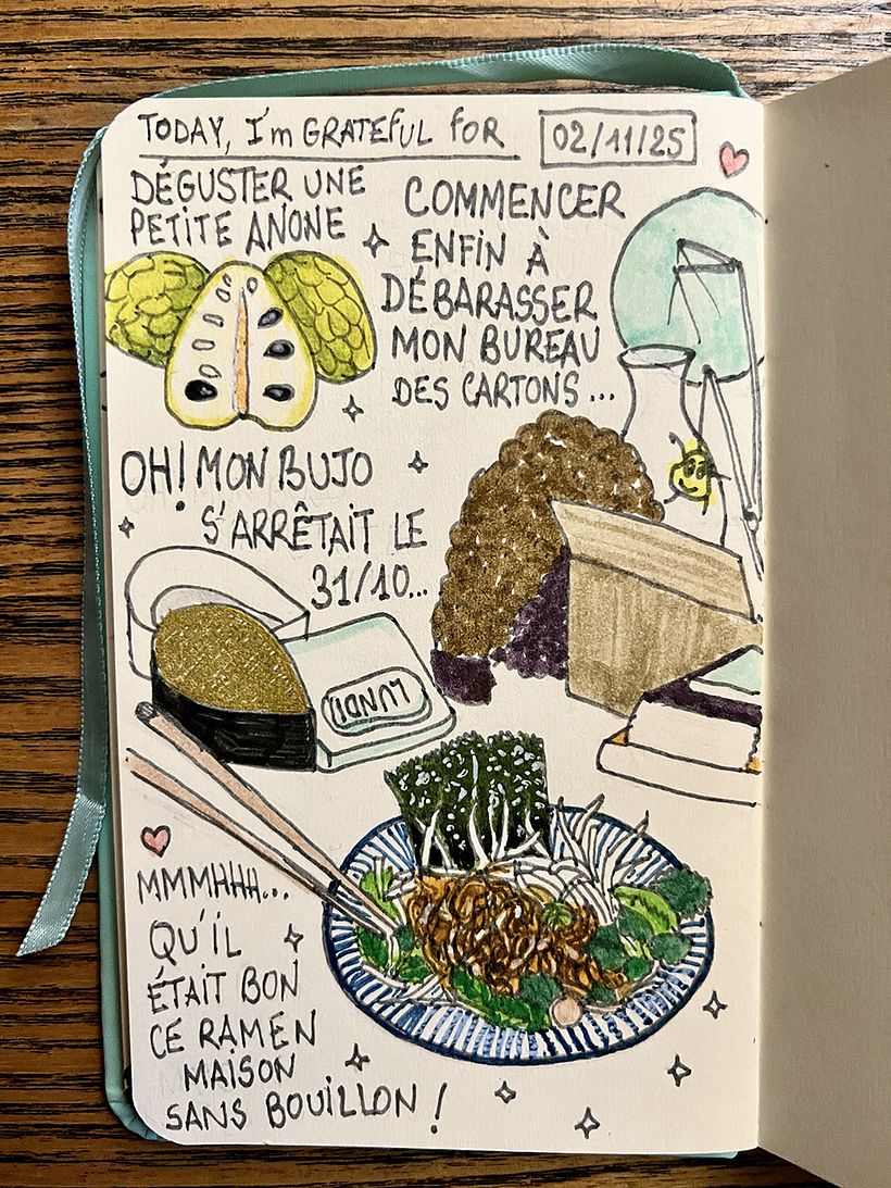 Carnet de gratitude : November 2025 1