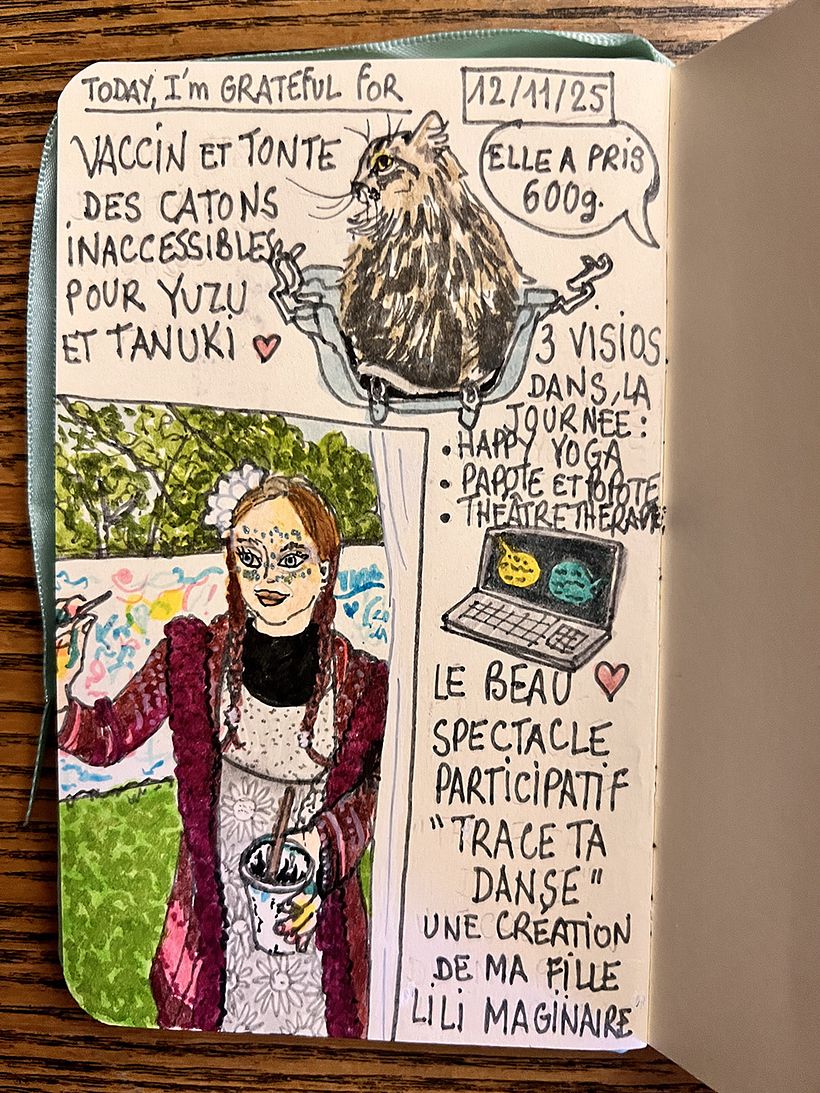 Carnet de gratitude : November 2025 1