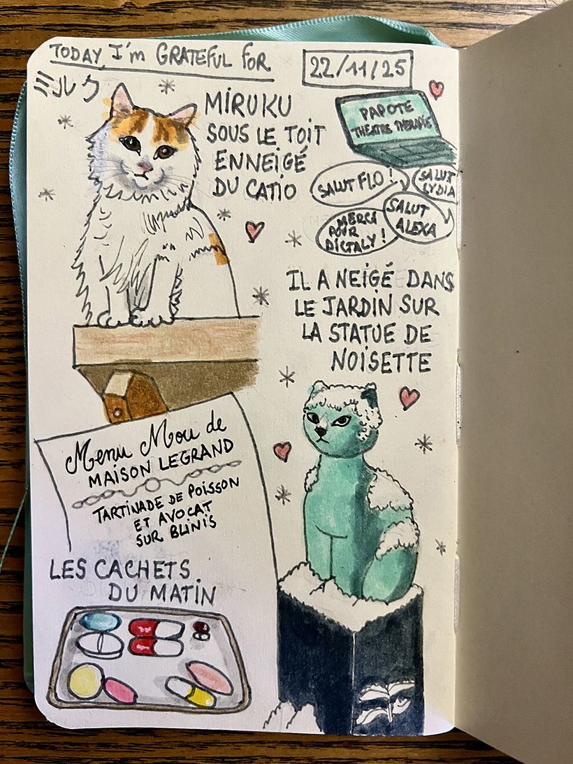 Carnet de gratitude : November 2025 1