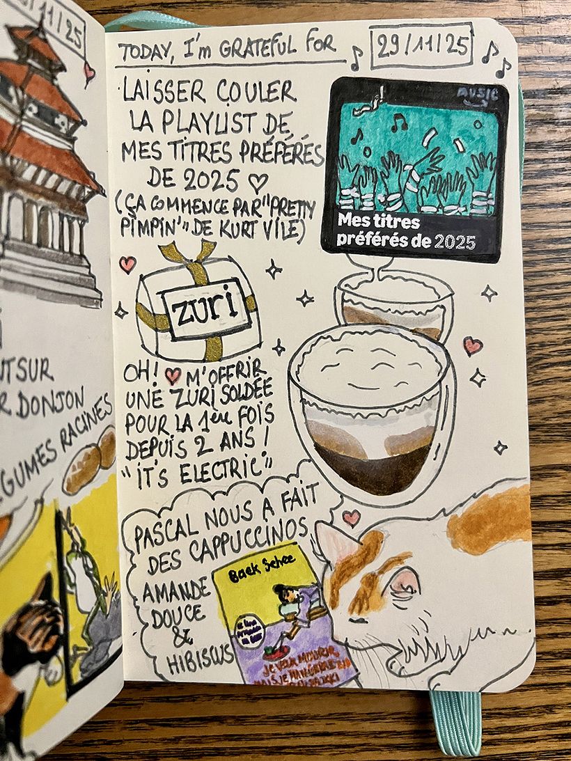 Carnet de gratitude : November 2025 1