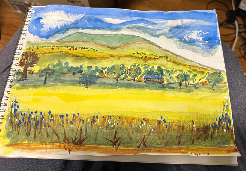 Landscape follow-along from course 1