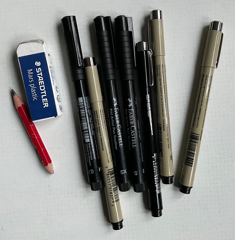 Zeichenheft zur Sammlung illustrierter Ideen 1