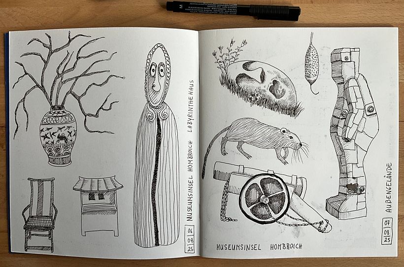 Zeichenheft zur Sammlung illustrierter Ideen 2