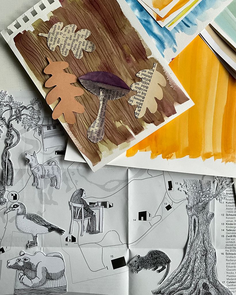 Zeichenheft zur Sammlung illustrierter Ideen 1