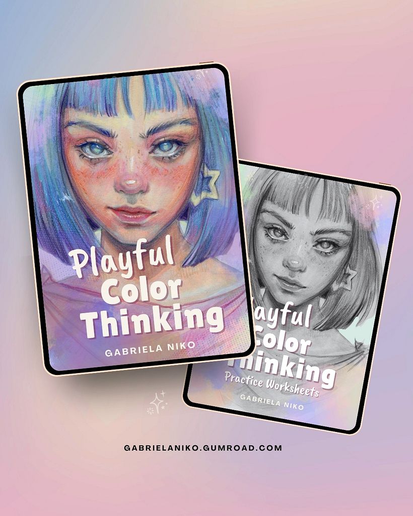 Playful Color Thinking E-Book & Practice Worksheets 1