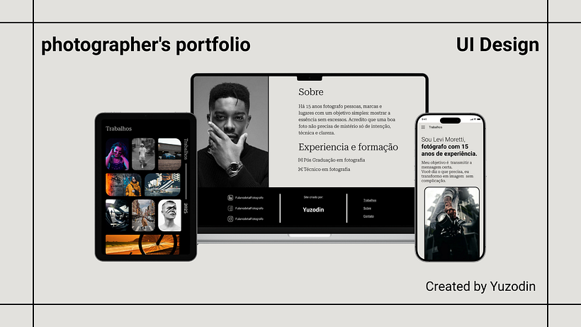 Photographer's Portfolio (UI) 1