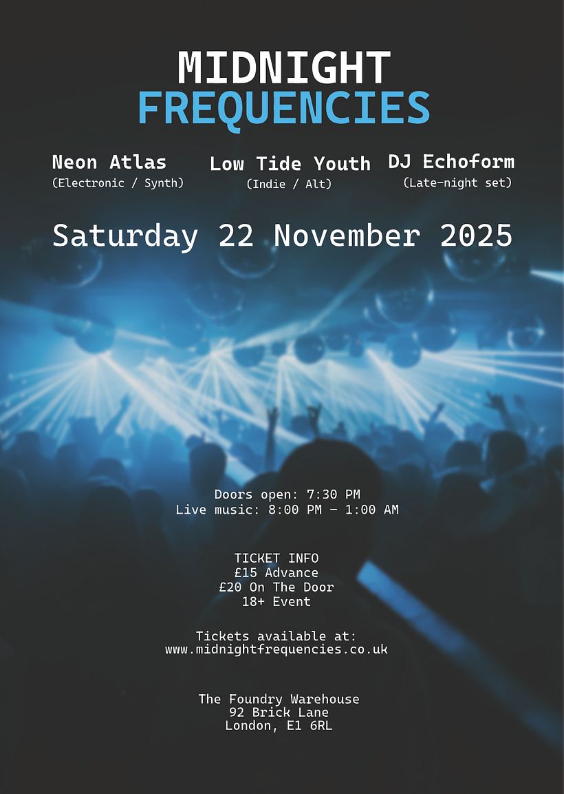 Nightclub Poster Design 1
