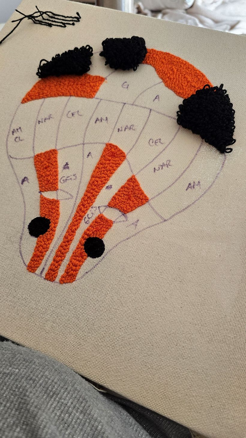 Máscara de agulha de punção 1