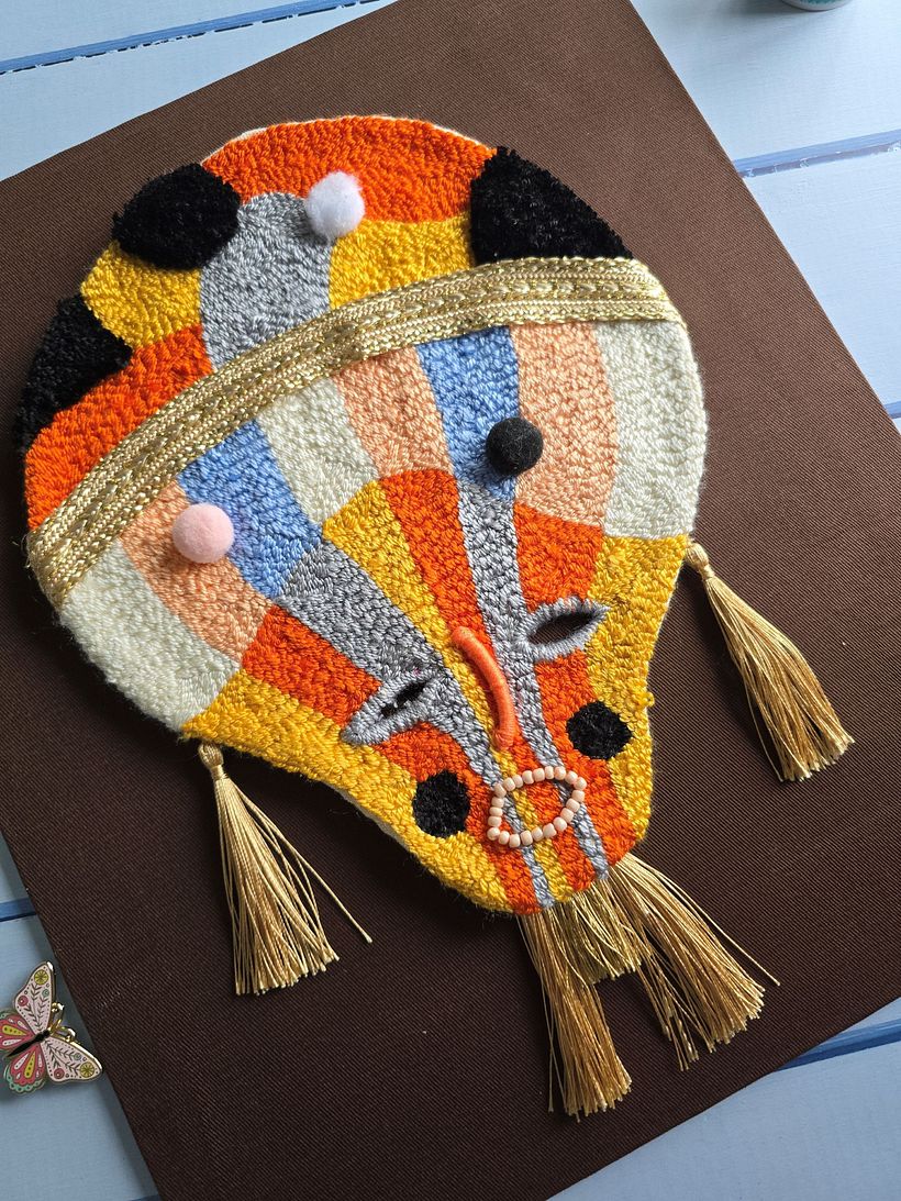 Máscara de agulha de punção 1