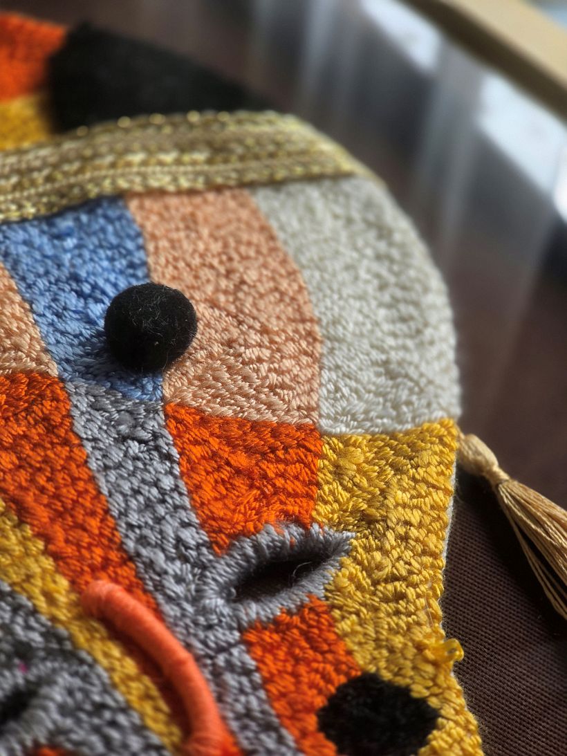 Máscara de agulha de punção 8