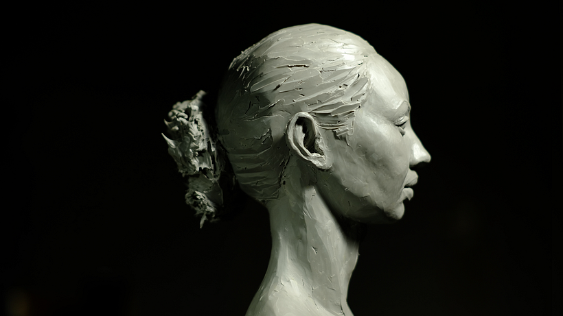 Exercises for the course "Introduction to Realistic Figurative Sculpture by Sección de Cursos" 2
