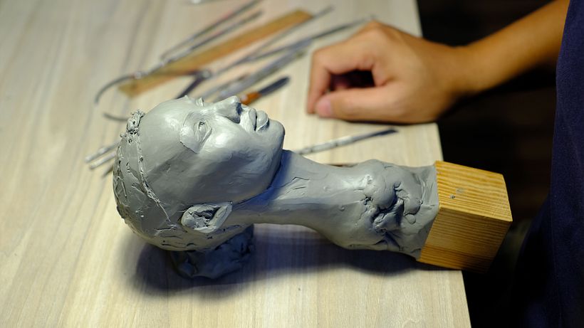 Exercises for the course "Introduction to Realistic Figurative Sculpture by Sección de Cursos" 1