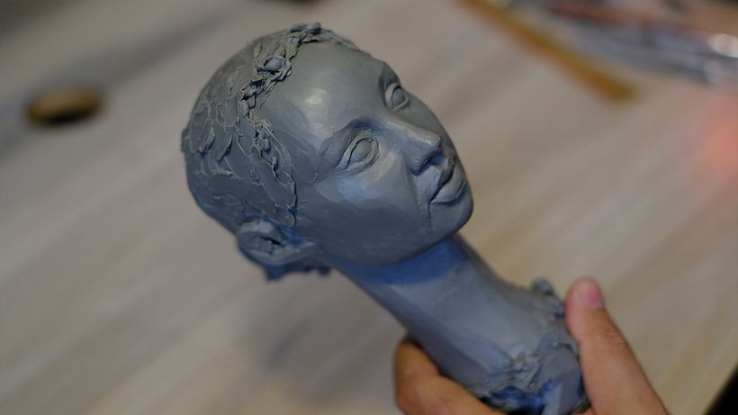 Exercises for the course "Introduction to Realistic Figurative Sculpture by Sección de Cursos" 3