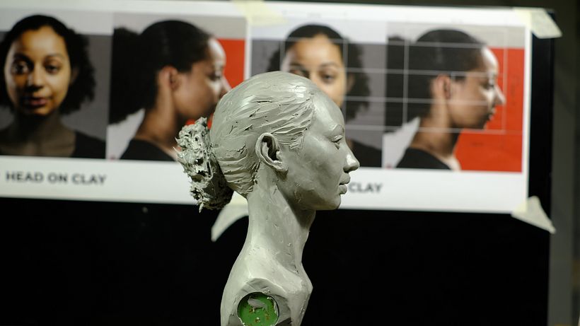 Exercises for the course "Introduction to Realistic Figurative Sculpture by Sección de Cursos" 1