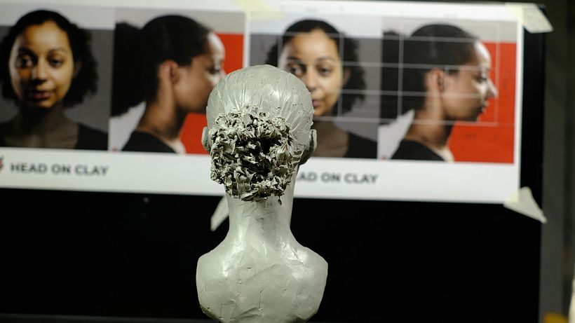 Exercises for the course "Introduction to Realistic Figurative Sculpture by Sección de Cursos" 4