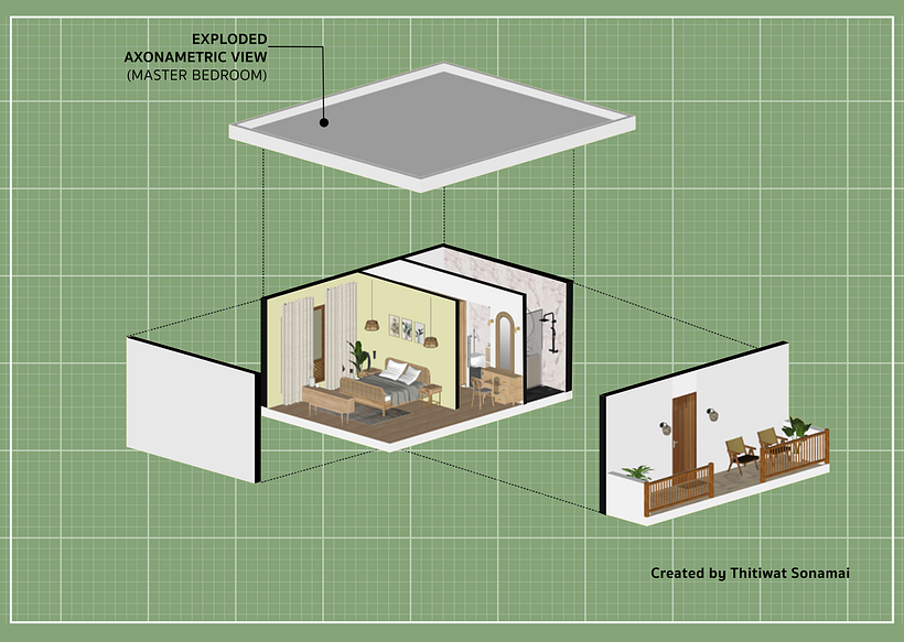 1 story unit Sketchup 1