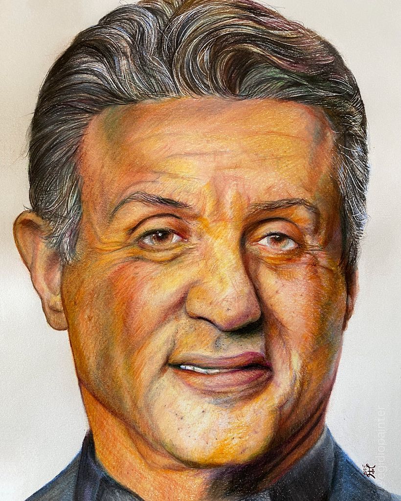 Ritratto di Sylvester Stallone 1