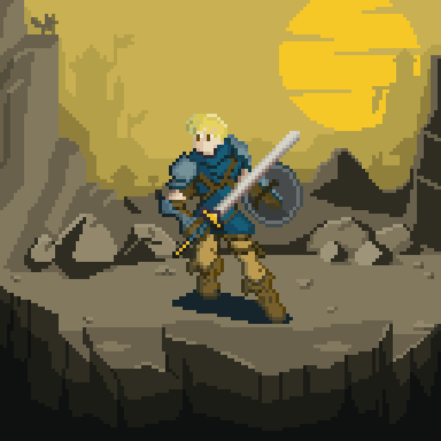 Personaje caballero estilo FFT 1