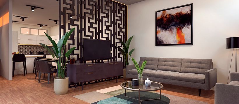 RENDER DE INTERIOR - LOFT CMO 1