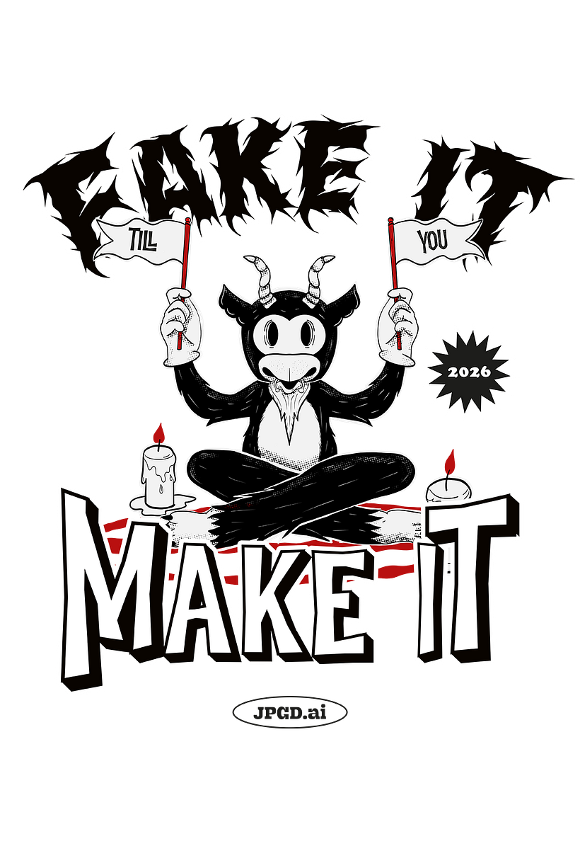 Fake it till you make it. 1