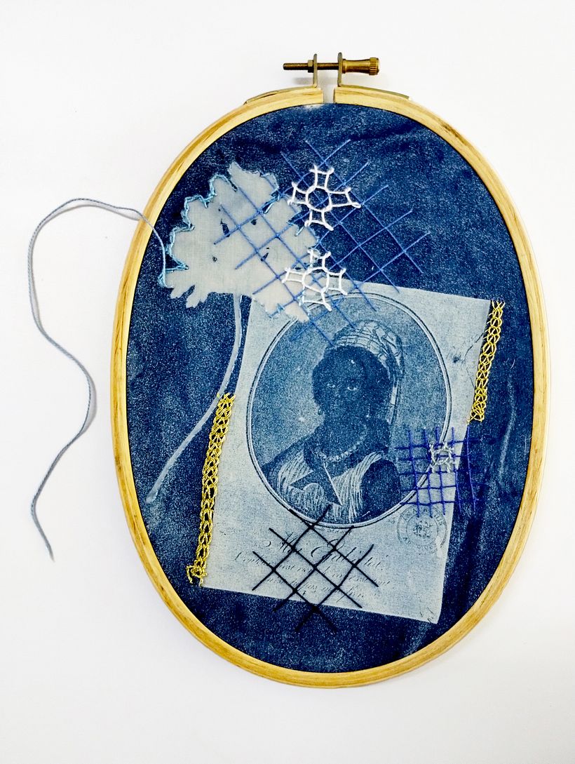 CYANOTYPE & EMBROIDERY 1
