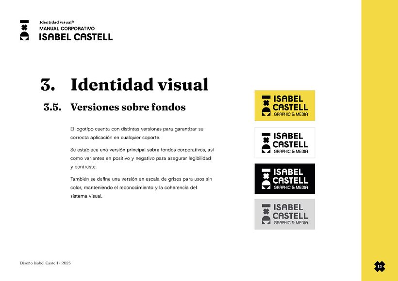 Isabel Castell_Manual de Identidad Visual. 13