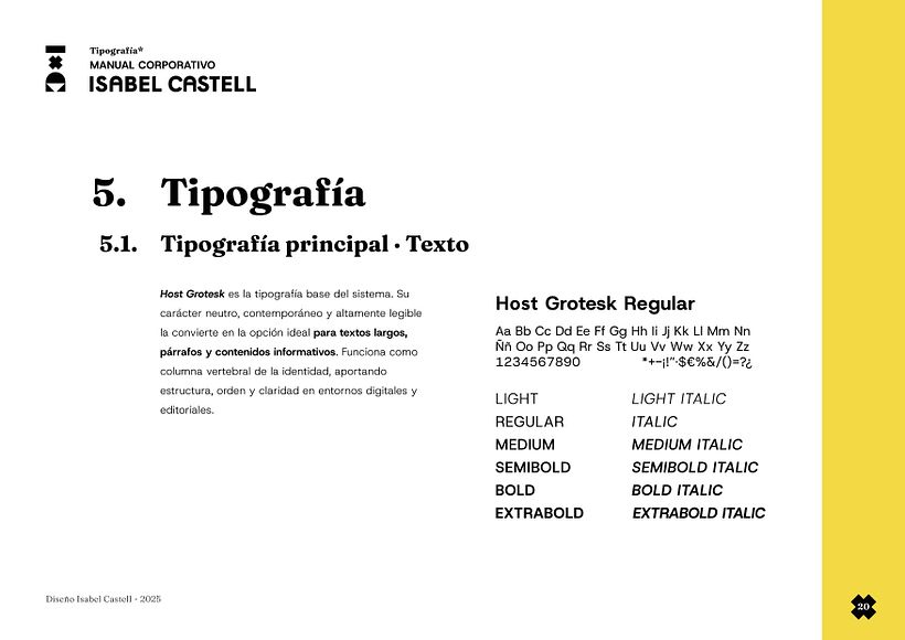 Isabel Castell_Manual de Identidad Visual. 20