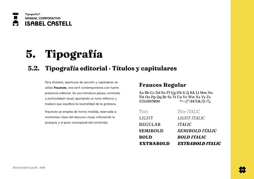 Isabel Castell_Manual de Identidad Visual. 21