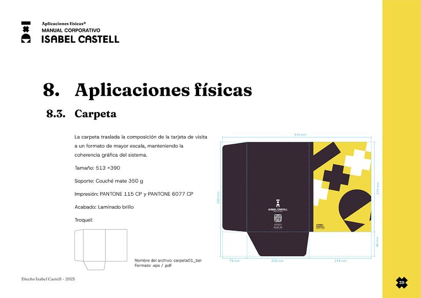 Isabel Castell_Manual de Identidad Visual. 39