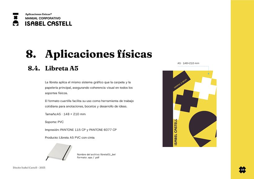 Isabel Castell_Manual de Identidad Visual. 40