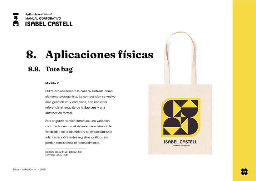 Isabel Castell_Manual de Identidad Visual. 48
