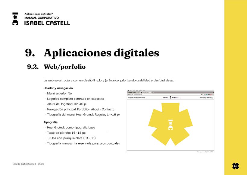 Isabel Castell_Manual de Identidad Visual. 58