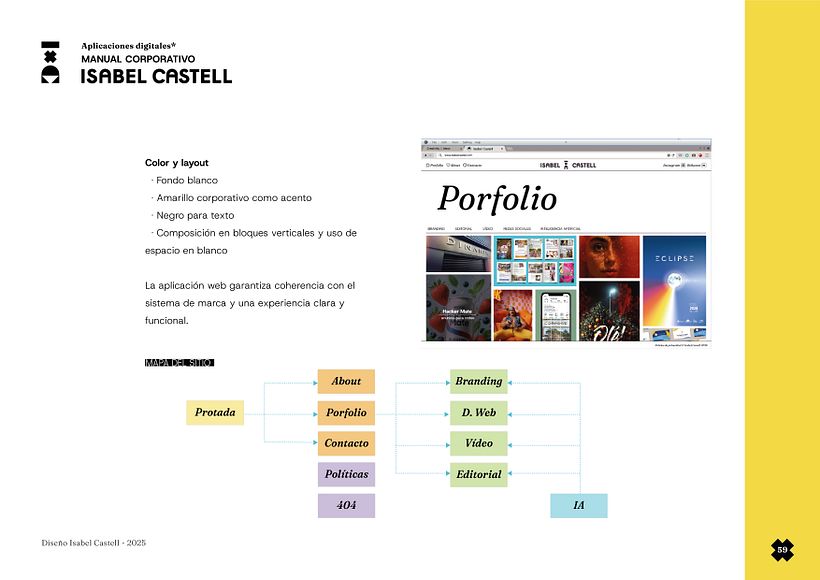 Isabel Castell_Manual de Identidad Visual. 59