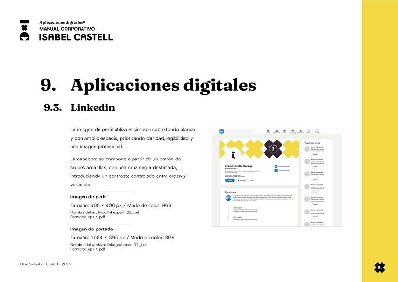 Isabel Castell_Manual de Identidad Visual. 61