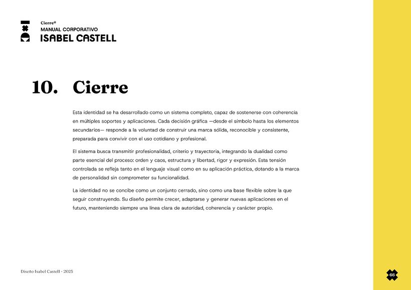 Isabel Castell_Manual de Identidad Visual. 66