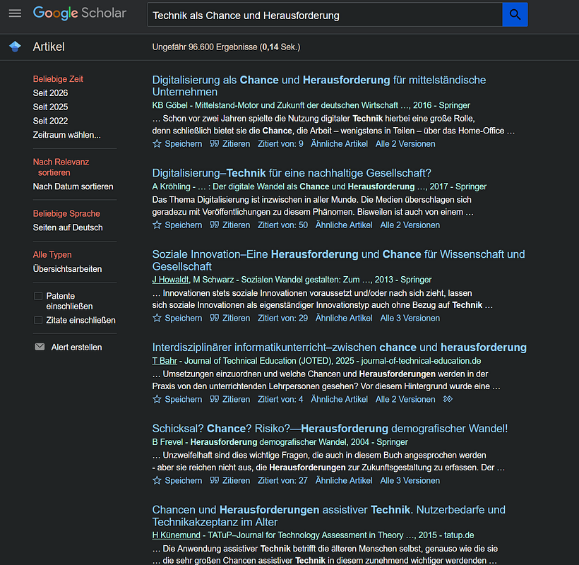 Technik als Chance und Herausforderung 1