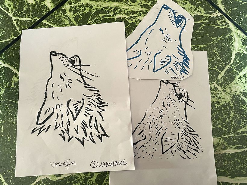 Collection de tampons de loups 1