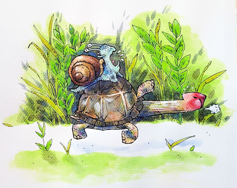 Siput dan kura-kura 1