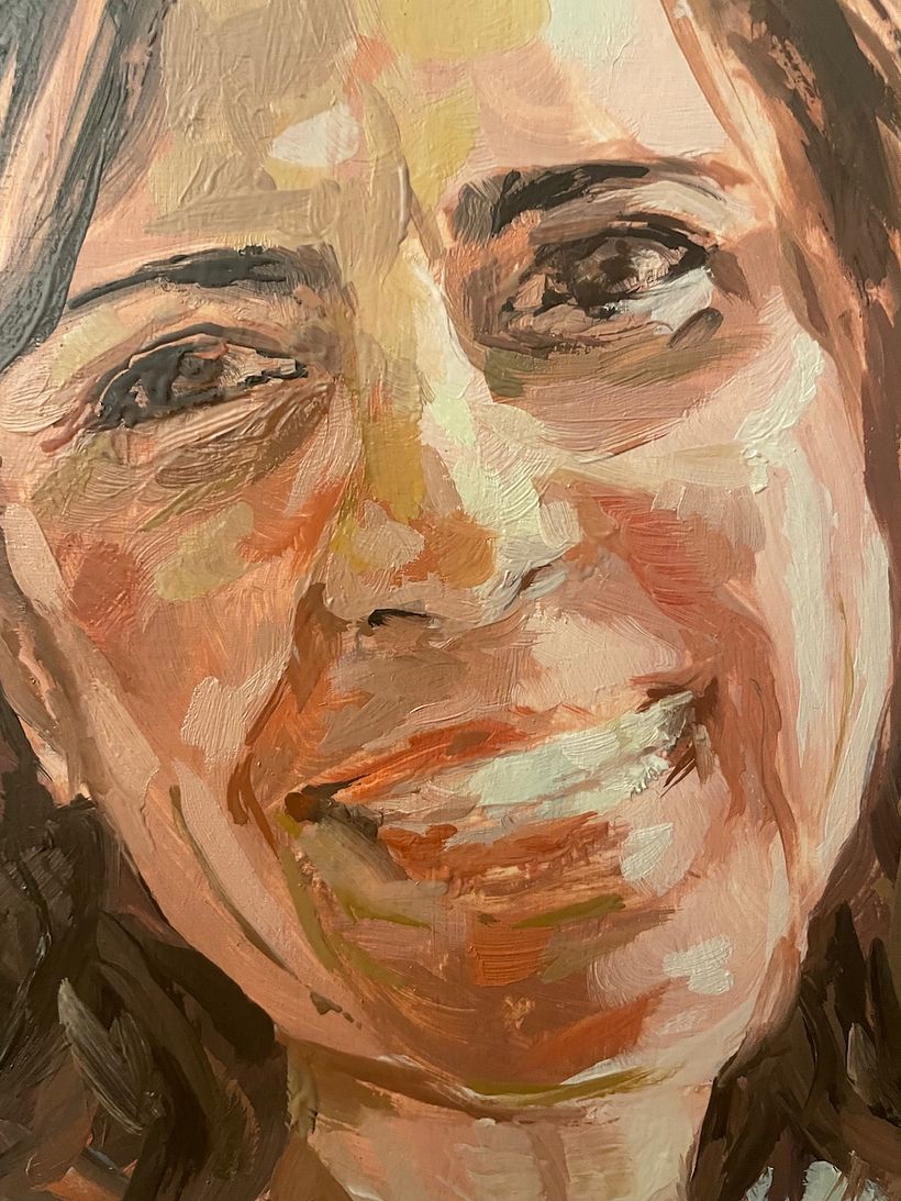 Expressive oil portrait 2