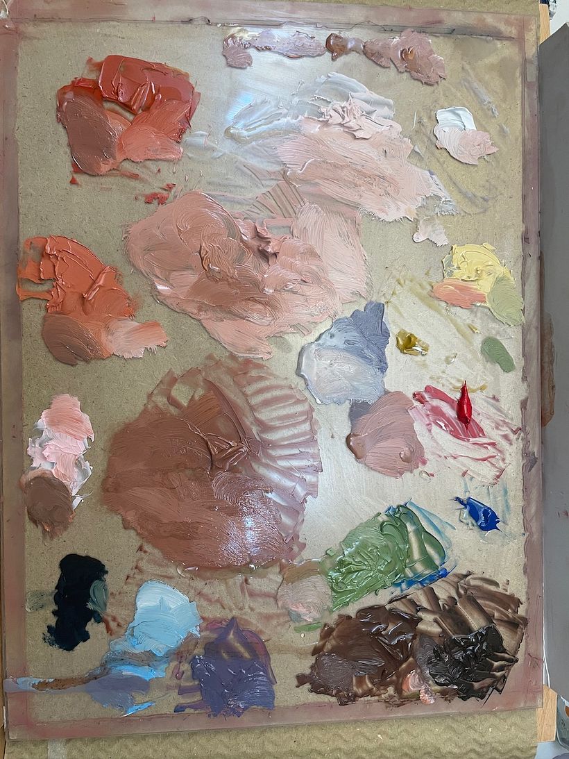 Expressive oil portrait 2